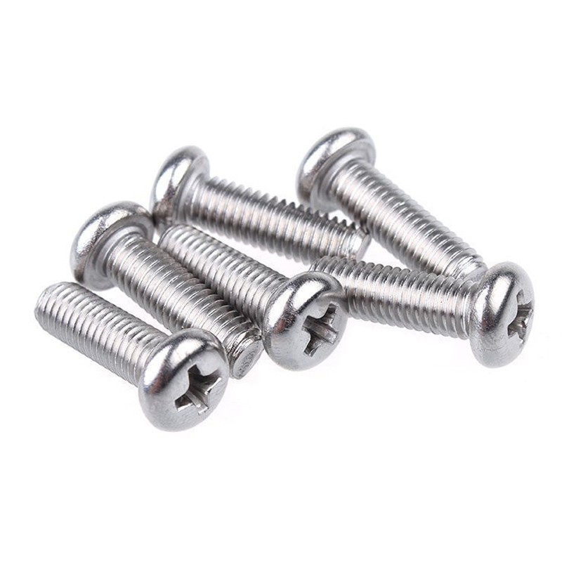 Vít pake đầu tròn inox 304 M4x8