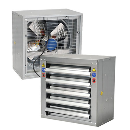 Quạt Thông Gió Vuông Công Nghiệp 400×400x320mm