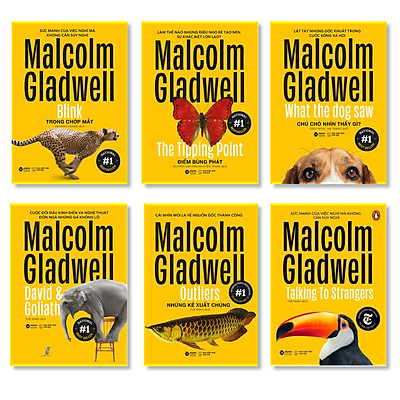 [8935251416268] Bộ sách Malcolm Gladwell (6 cuốn) 914k