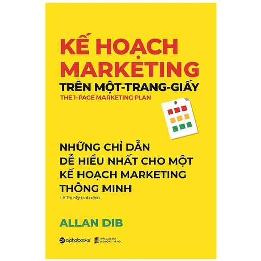 [8935251417043] Kế hoạch marketing trên một trang giấy 159k