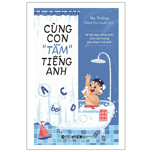 [8935251412154] Sách - Cùng con tắm tiếng anh 159k