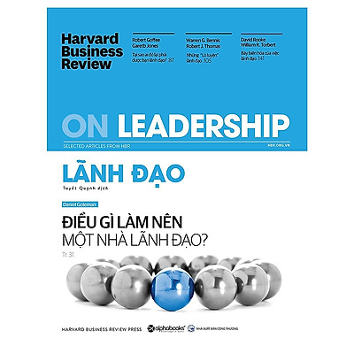 [8935251404333] Sách - HBR ON - Lãnh đạo : Điều gì làm nên một nhà lãnh đạo 199k 