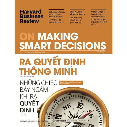 [8935251404357] Sách - HBR ON - Ra quyết định thông minh 199k 